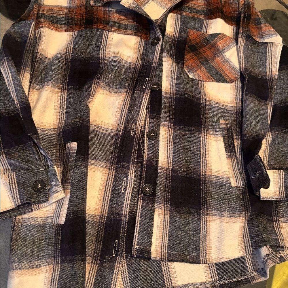 Zenana Outfitters Multicolor Plaid Shacket